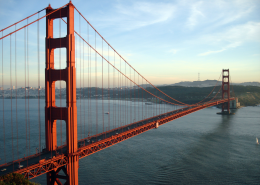 美国旧金山金门大桥建筑风景图片_2