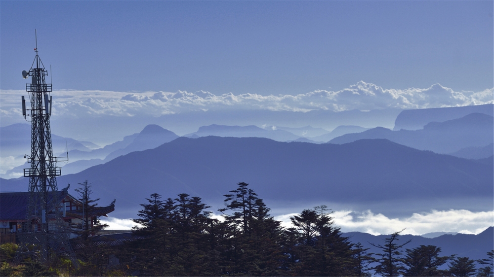 峨眉山云顶奇观高清风景图片(7)