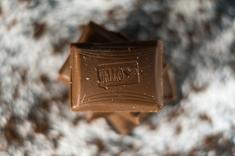 点击大图看下一张：丝浓香滑入口即化的巧克力图片