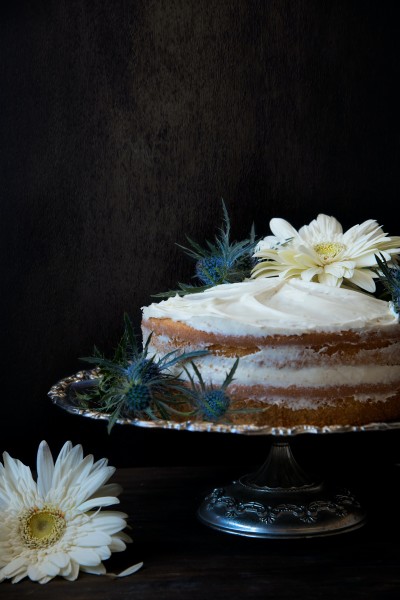 点击大图看下一张：香甜好吃的奶油蛋糕图片