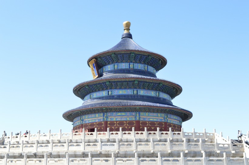 点击大图看下一张：北京天坛建筑风景图片