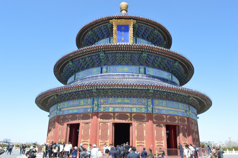 点击大图看下一张：北京天坛建筑风景图片