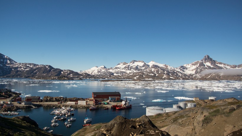 点击大图看下一张：丹麦格陵兰岛自然风景图片 
