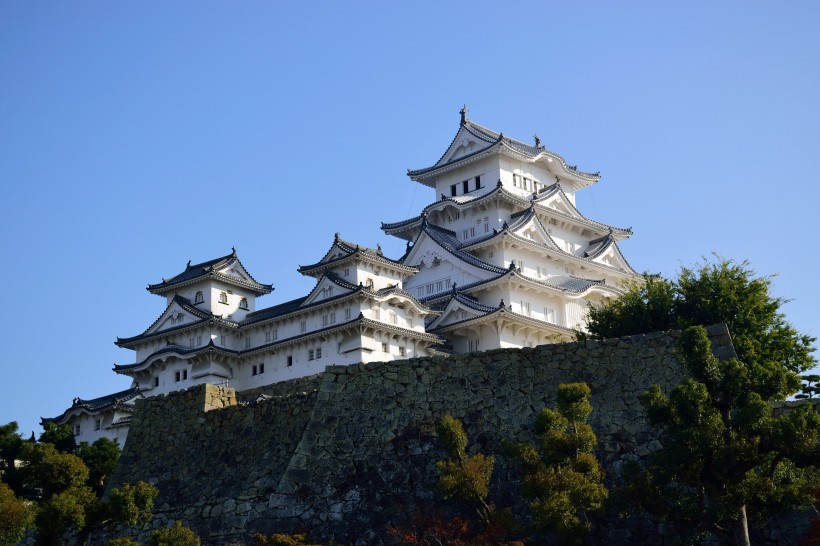 点击大图看下一张：日本姬路建筑风景图片 