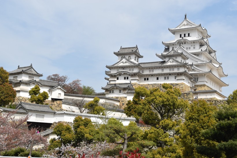 点击大图看下一张：日本姬路建筑风景图片 