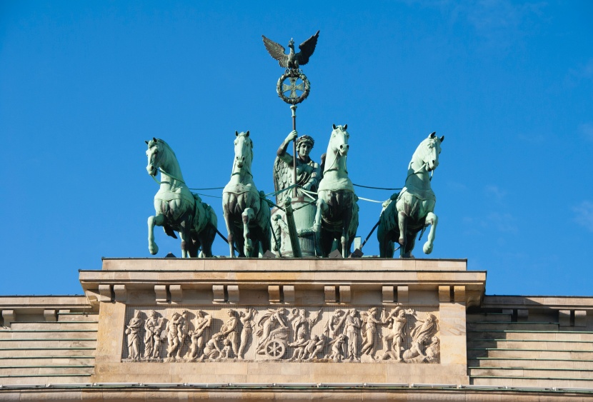 点击大图看下一张：德国的精神象征勃兰登堡门图片