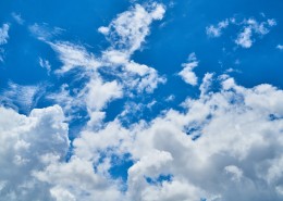 难能可贵的蓝天白云自然风景图片_27张