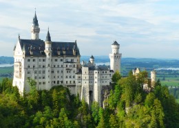 德国巴伐利亚新天鹅城堡建筑风景图片_25张