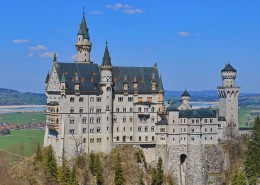 德国巴伐利亚新天鹅城堡建筑风景图片_27张