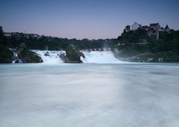 瑞士莱茵瀑布自然风景图片_15张