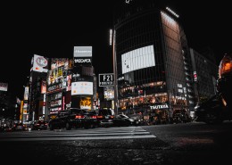 东京城市夜景图片_10张