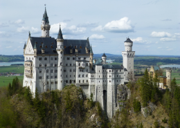德国巴伐利亚新天鹅城堡建筑风景图片_13张