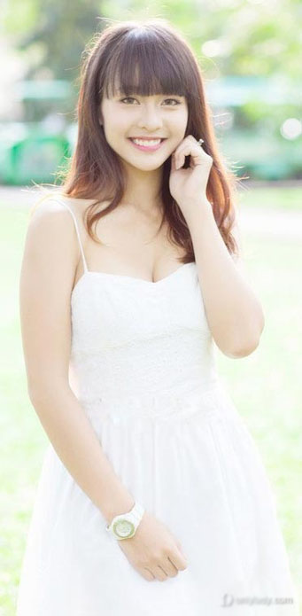 点击大图看下一张：越南17岁美女拳击手Kha Ngan, Ngan Sushi生活写真，百变小萝莉发型款款甜美迷人，网友惊呼：又一民间西施！
