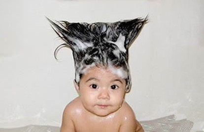 点击大图看下一张：二月二龙抬头，宝宝理发那点事儿，萌宝宝可爱发型图片欣赏。