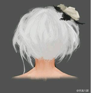 点击大图看下一张：天龙八部最新发型与脸型搭配设计图片分享，杀马特发型风格！