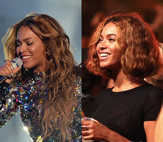 点击大图看下一张：碧昂斯 (Beyonce)，舞动的长发以及闪亮的礼服就像Beyonce的标志一样性感迷人，不过自从大姐大剪了短发之后更增添了温柔的女人味。好在本身就足够气场，即使长发变短发之后，那一样还是记忆中的Beyonce！