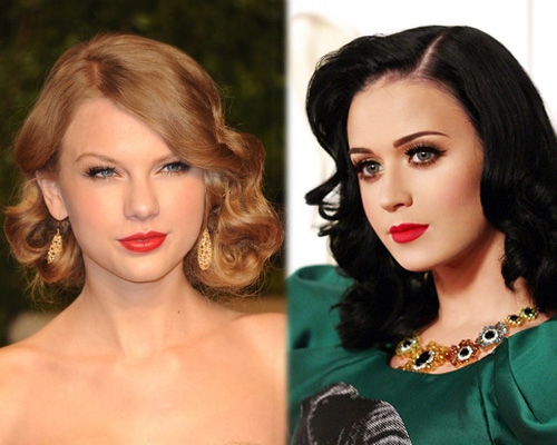 点击大图看下一张：梦露式烫发，时尚代表：Taylor Swift、Katy Perry，流行指数：★★★★。梦露式烫发一直深受明星们的喜爱，尤其在各大颁奖典礼的红地毯上，这个发型一走就走了几十年。