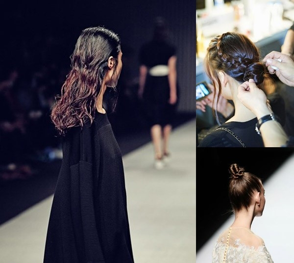 点击大图看下一张：别以为看秀的都是时装编辑，要知道美容编辑们也是秀场vip，因为美容、美发，甚至美甲都是一场大秀必不可少的组成元素，既然如此，发型图片网小编分享2015春夏上海时装周透露出的最值得学习的Hair Style。