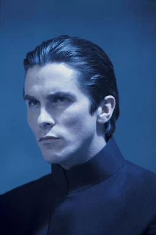 点击大图看下一张：Christian Bale 克里斯汀贝尔油头发型。