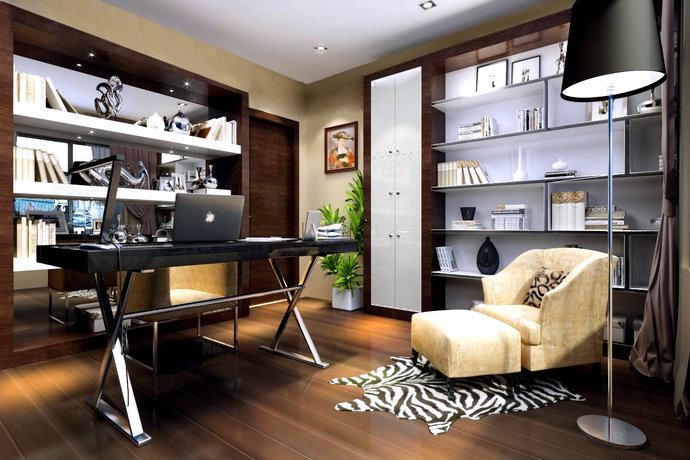 点击大图看下一张：欧式风格低调奢华别墅公寓家居装修效果图