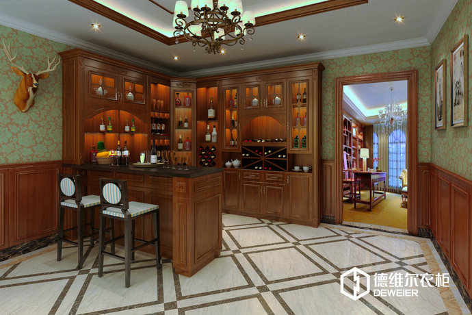 点击大图看下一张：现代精致装修大户型别墅家居装修效果图