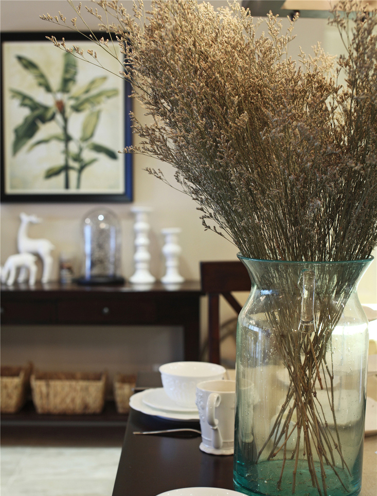 点击大图看下一张：遇见棉的春天清新现代复式结构设计欣赏