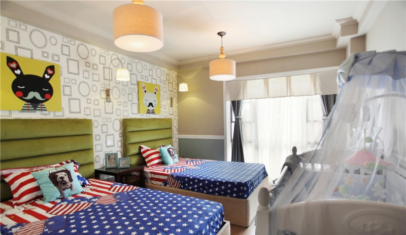 点击大图看下一张:遇见棉的春天清新现代复式结构设计欣赏