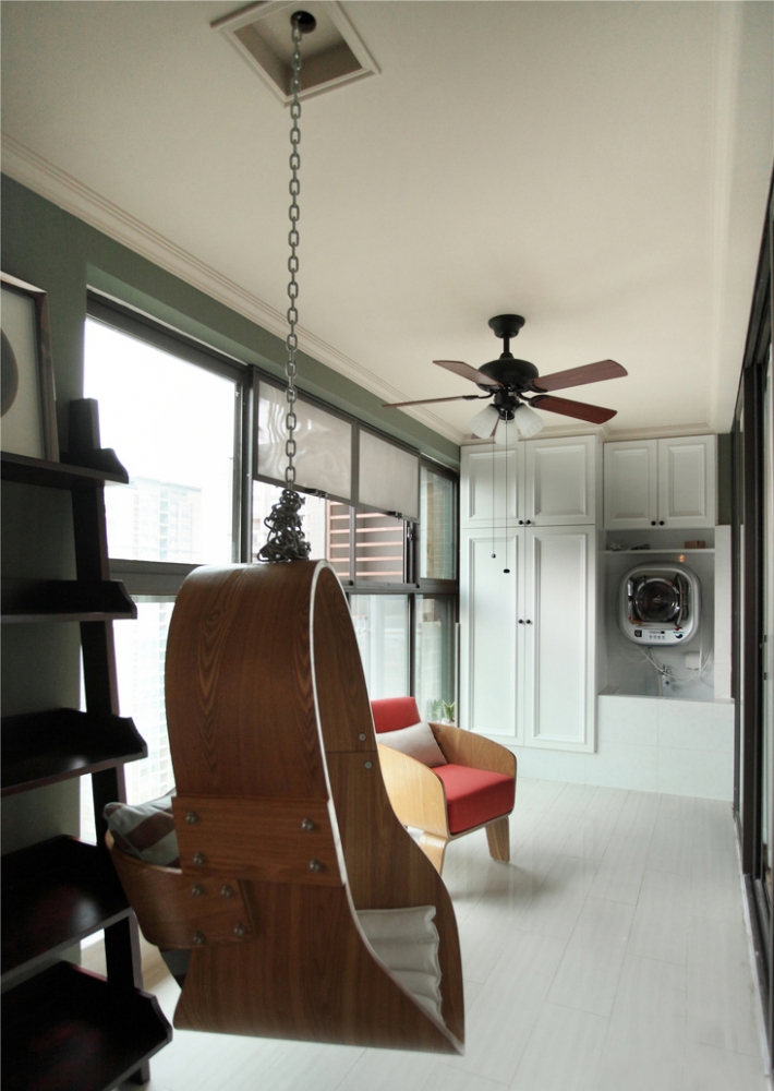 点击大图看下一张:遇见棉的春天清新现代复式结构设计欣赏