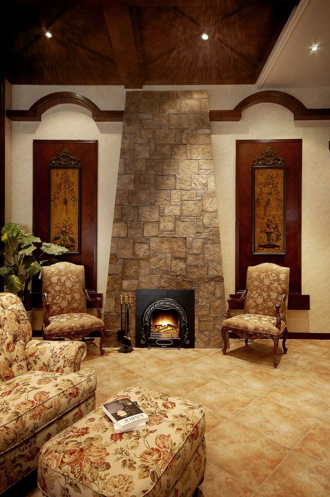 点击大图看下一张:美式田园混搭别墅装修案例赏析