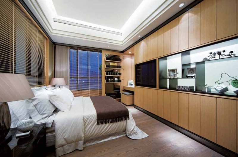 点击大图看下一张：典雅三居现代风格装潢案例欣赏