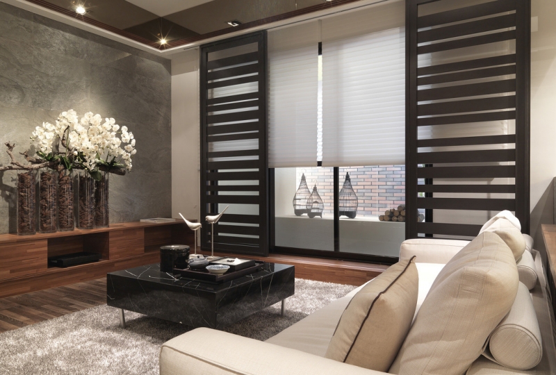 点击大图看下一张：简洁雅致中式风格三居室装修案例