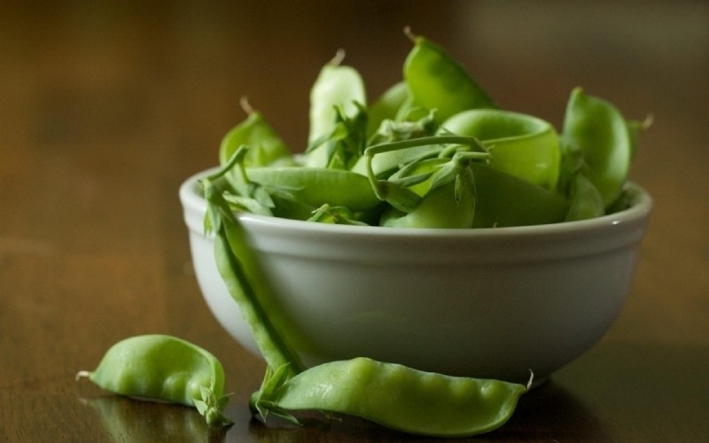 点击大图看下一张：绿色豌豆图片