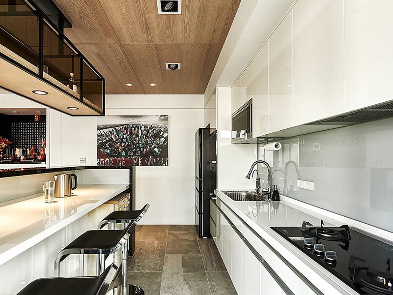 点击大图看下一张：玲珑雅致简约风格三居设计装修