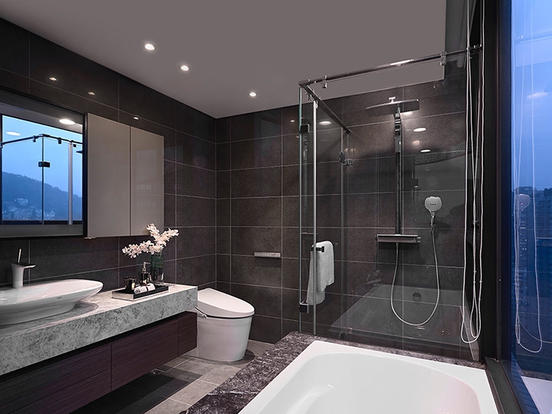 点击大图看下一张:时尚优雅现代风格三居装潢案例