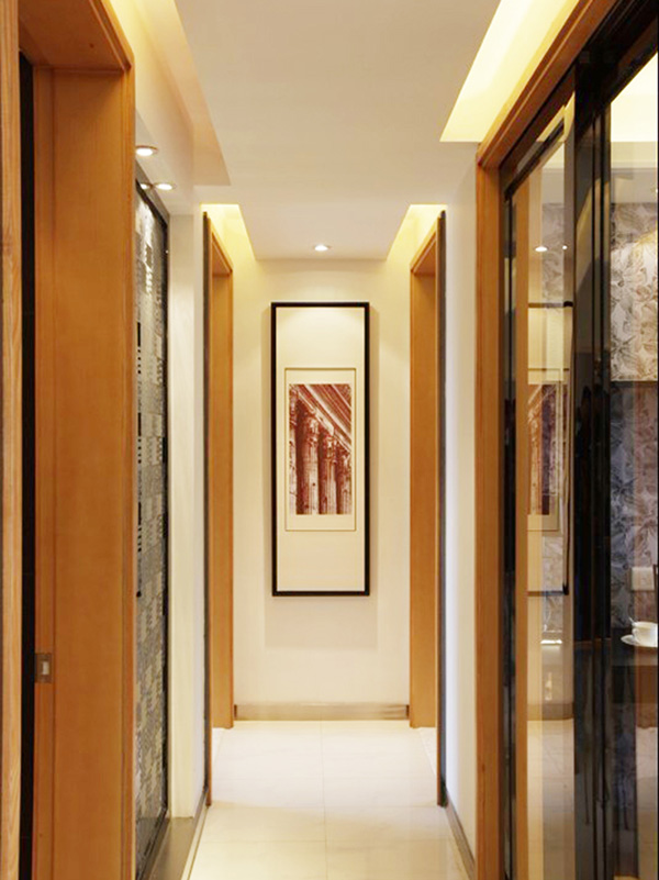 点击大图看下一张：105方温馨清爽简约三室两厅装修案例设计参考