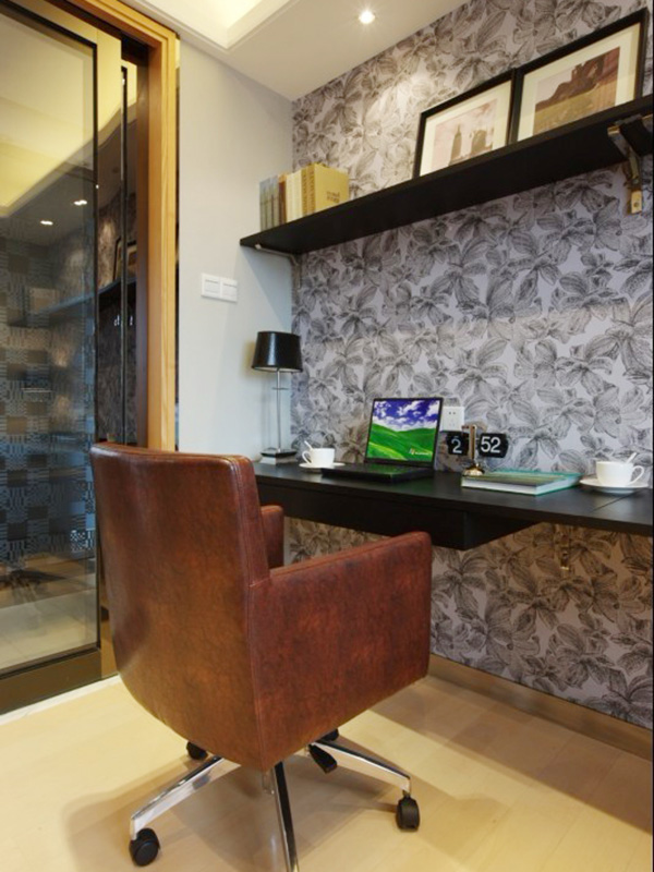 点击大图看下一张：105方温馨清爽简约三室两厅装修案例设计参考