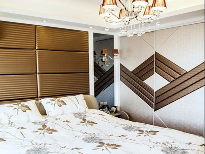 点击大图看下一张：暖色记忆淡雅简约三居装潢装修