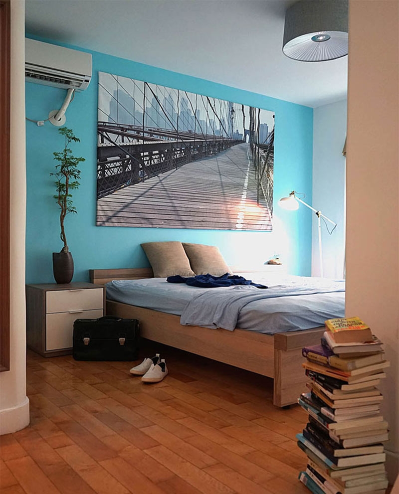 点击大图看下一张：简约清新日系三居装修效果图集