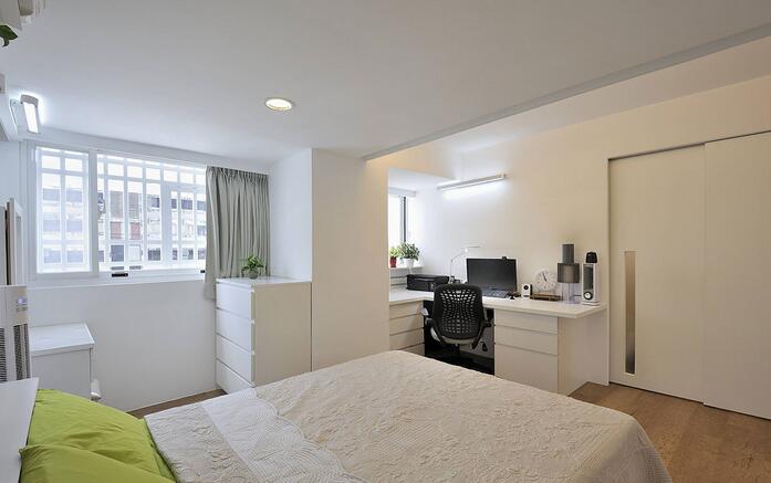 点击大图看下一张:日式简约时尚小户型装修案例