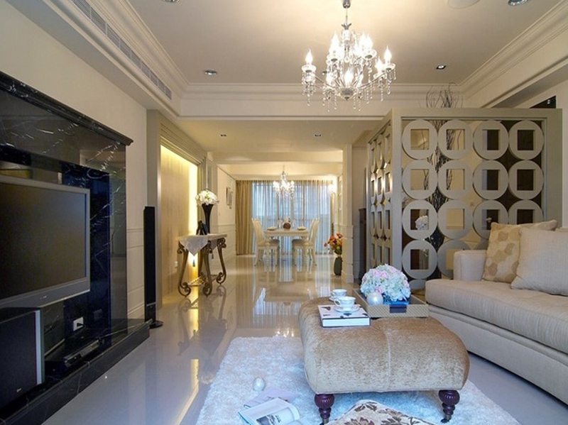 点击大图看下一张：质感简欧120平三室两厅图集