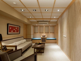 110平素雅原木现代风格三室两厅装修案例分析