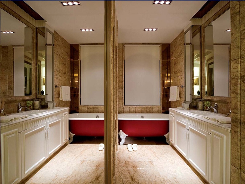 点击大图看下一张:126平欧式三室两厅温馨装潢案例