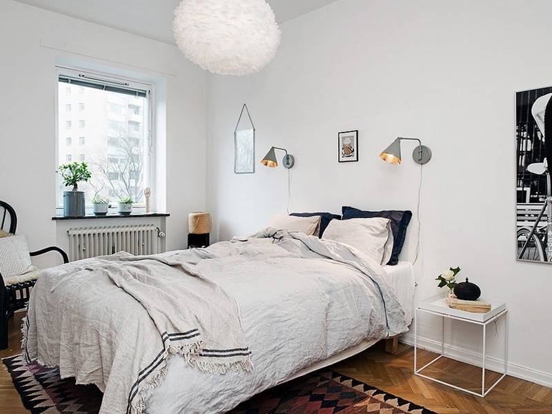 点击大图看下一张：北欧温馨简约两居室设计装潢