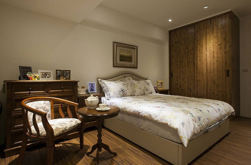 点击大图看下一张:2016古典美式乡村风格四居装修图片大全