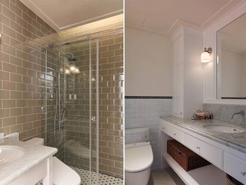 点击大图看下一张：美式自然清新两居室装修案例