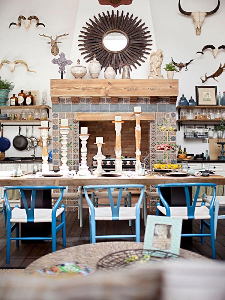 点击大图看下一张：碧海蓝天地中海三室两厅装修案例