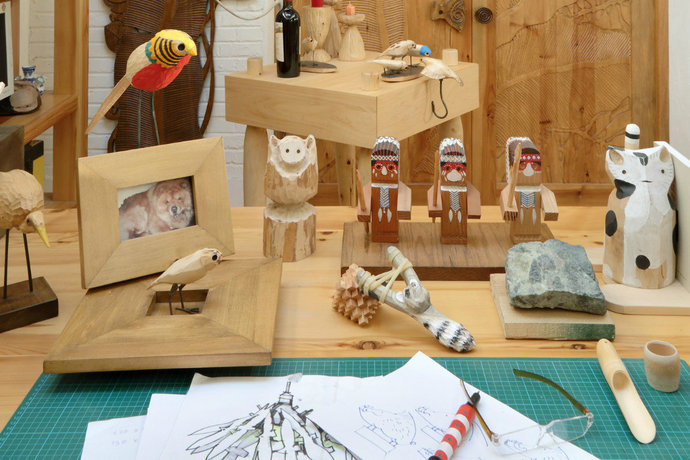 点击大图看下一张：纯木田园风格别墅装修案例