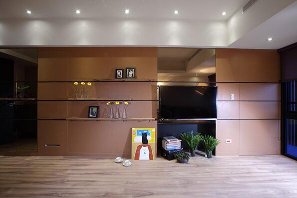 点击大图看下一张:65平简约个性风格小户型装修案例