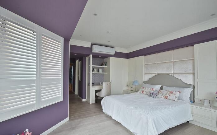 点击大图看下一张：浪漫美式风格两居设计装潢