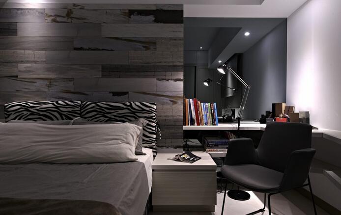 点击大图看下一张：89平现代两居装修案例欣赏实景案例